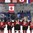 PLYMOUTH, MICHIGAN - APRIL 6: Canadian players look on during the national anthem following a 4-0 semifinal round win over Finland at the 2017 IIHF Ice Hockey Women's World Championship. (Photo by Matt Zambonin/HHOF-IIHF Images)

